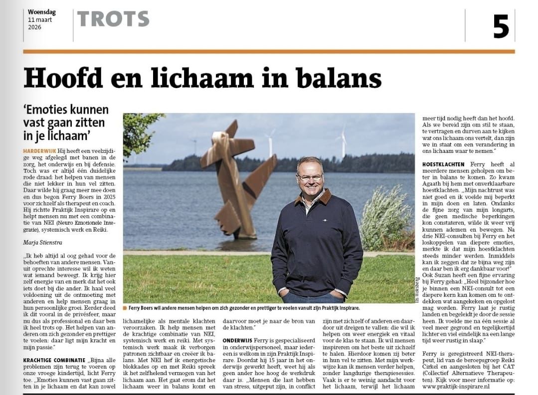 Hoofd en lichaam in balans!